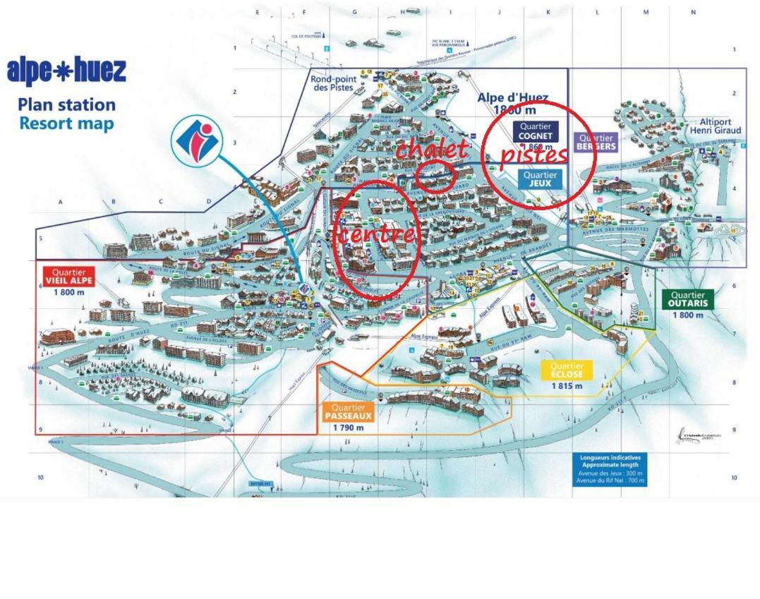 Appartement En Chalet 4 Etoiles Huez Zewnętrze zdjęcie